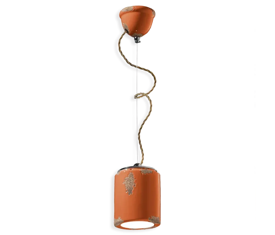 obrazek 4 Włoska mała lampa wisząca w stylu vintage o minimalistycznym wzornictwie