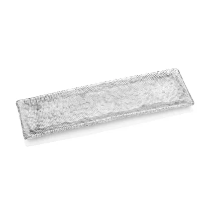 Picture Transparent rectangular Diamond tray - IVV