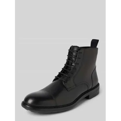 Zdjęcie Buty skórzane z ozdobnymi szwami model ‘U WALK PLEASURE’