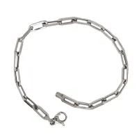 Picture Feminine shiny bracelet with an oval chain