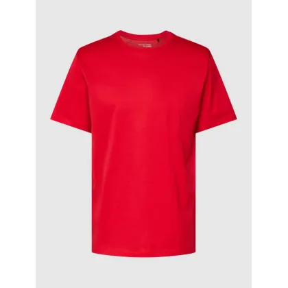 Zdjęcie T-shirt o kroju relaxed fit z prążkowanym, okrągłym dekoltem