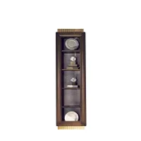 Picture Luxurious FELIPE display cabinet - oak, stone, gold, LED - Collecion Alexandra