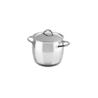 Picture Stylish Italian deep pot with two stainless steel handles
