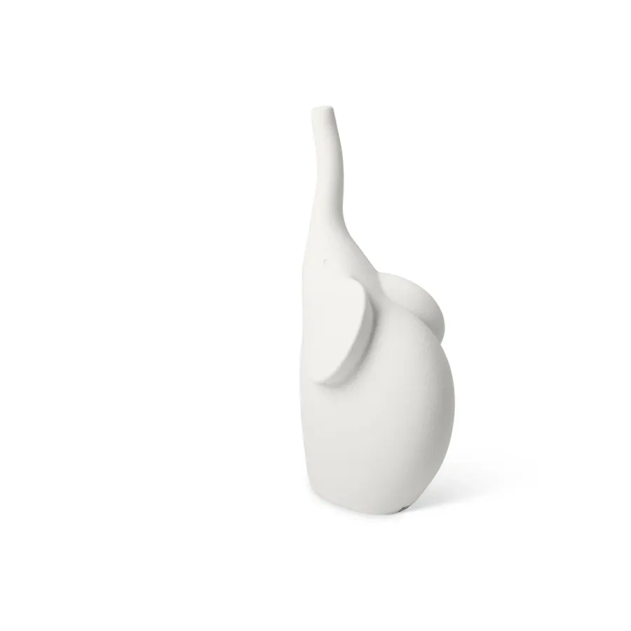 obrazek 2 Włoska ceramiczna figurka słonia - 12x9x26 cm