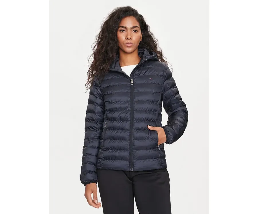 obrazek 1 Tommy Hilfiger Kurtka przejściowa Global Stripe WW0WW42046 Granatowy Regular Fit
