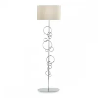 Picture Floor lamp with fabric lampshade H.184xL.49xP.21 cm