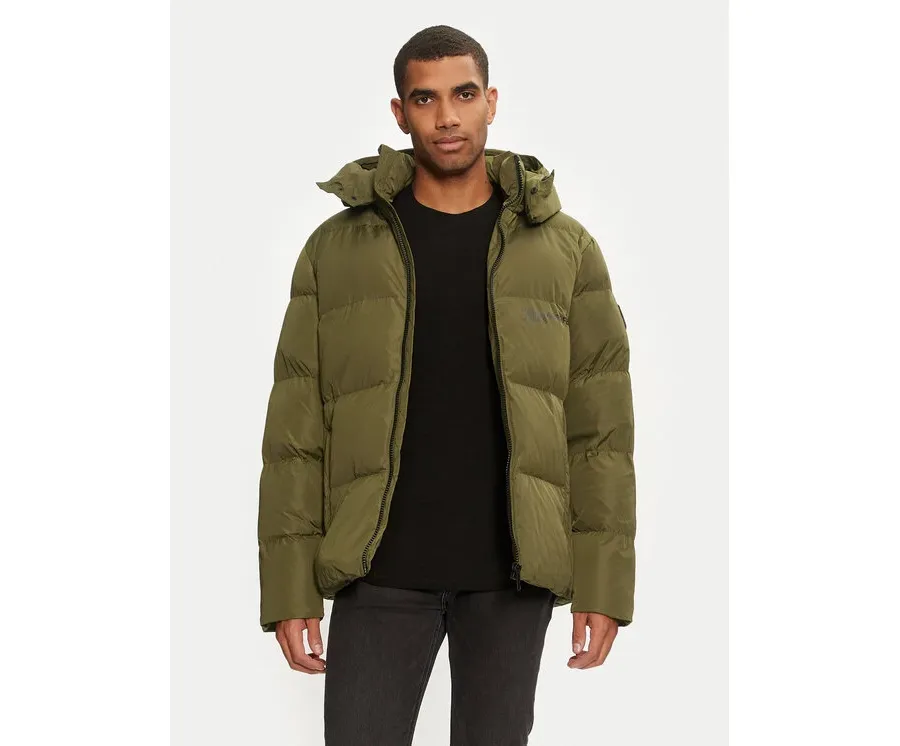 obrazek 1 Karl Lagerfeld Jeans Kurtka zimowa 246D1504 Khaki Regular Fit