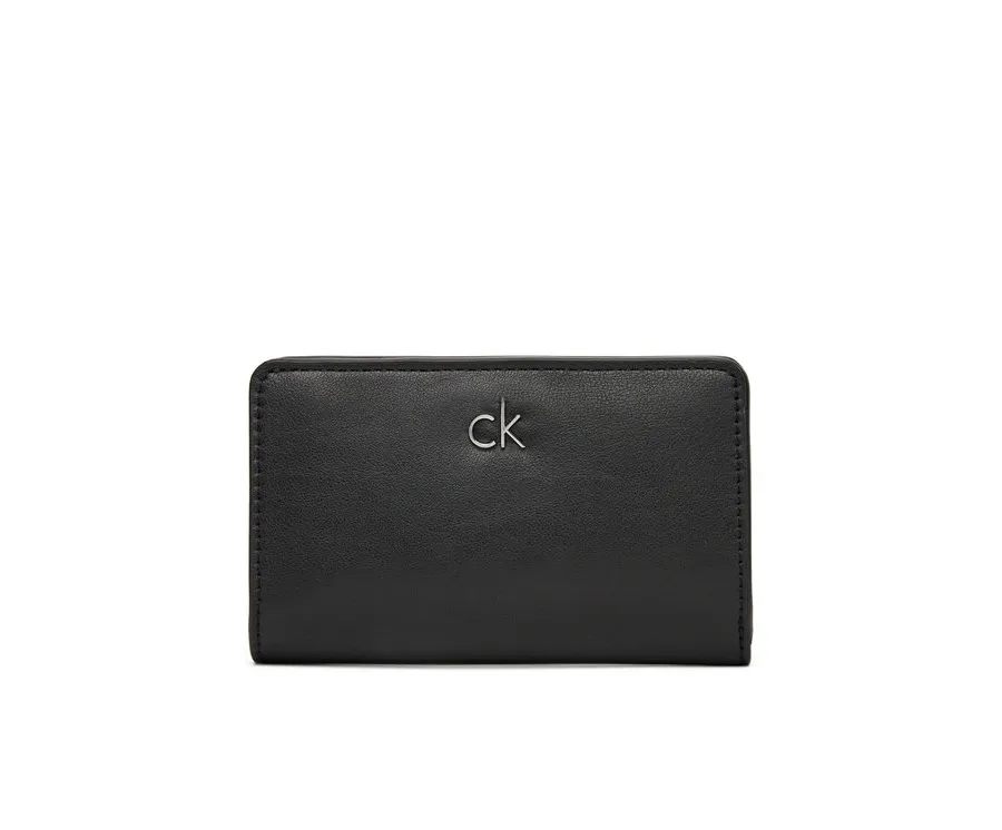 obrazek 1 Calvin Klein Duży Portfel Damski Ck Re-Lock Medium Bifold LV04F1033G Czarny