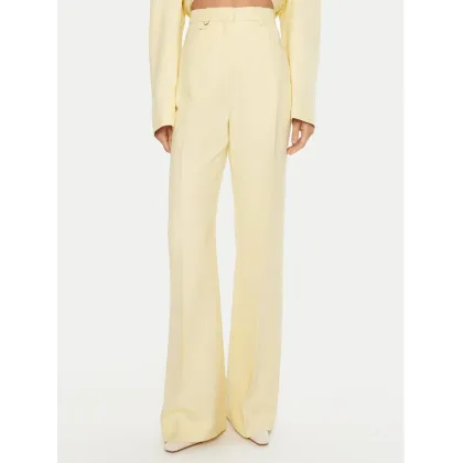 Zdjęcie JACQUEMUS Spodnie materiałowe 24E241PA003 Żółty Regular Fit