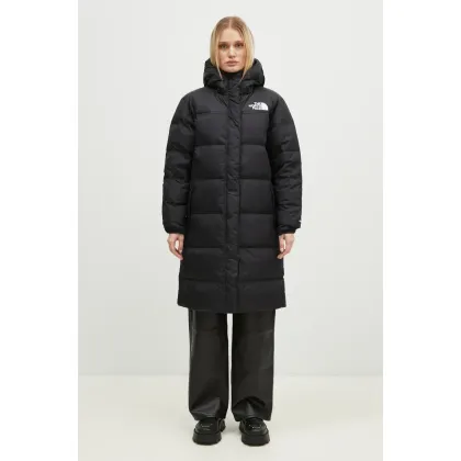 Zdjęcie The North Face kurtka puchowa Nuptse Parka damska kolor czarny zimowa NF0A832K4H01