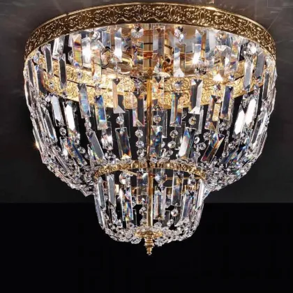 Picture Masiero VE 837/PL3 crystal chandelier