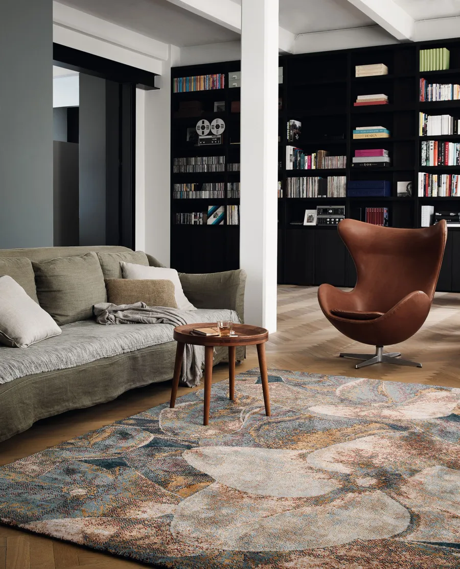 picture 3 Luxurious beige and brown floral rug - PRADO HORTENSIA 21603