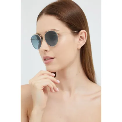 Zdjęcie Ray-Ban okulary przeciwsłoneczne damskie kolor złoty 0RB3647N