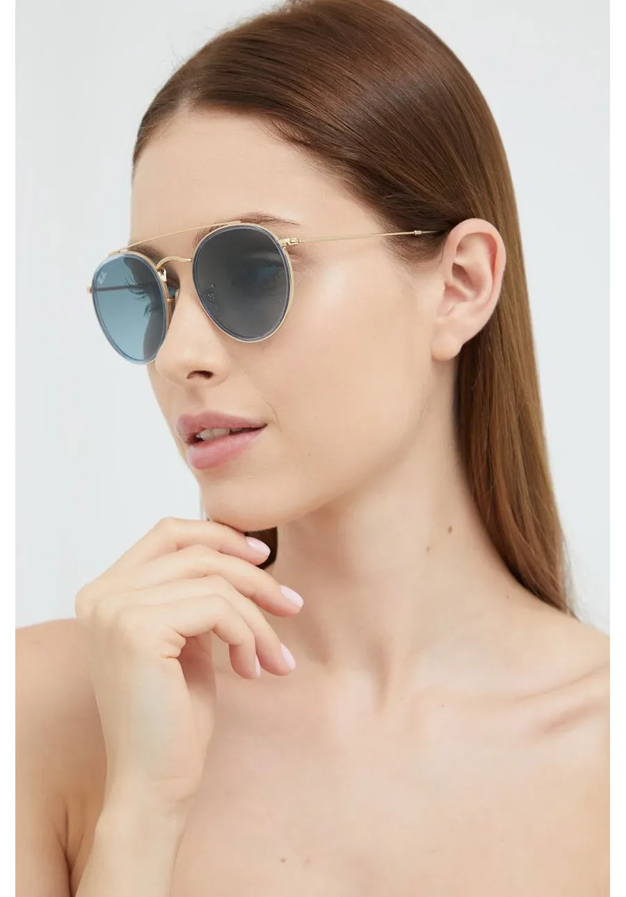obrazek 1 Ray-Ban okulary przeciwsłoneczne damskie kolor złoty 0RB3647N