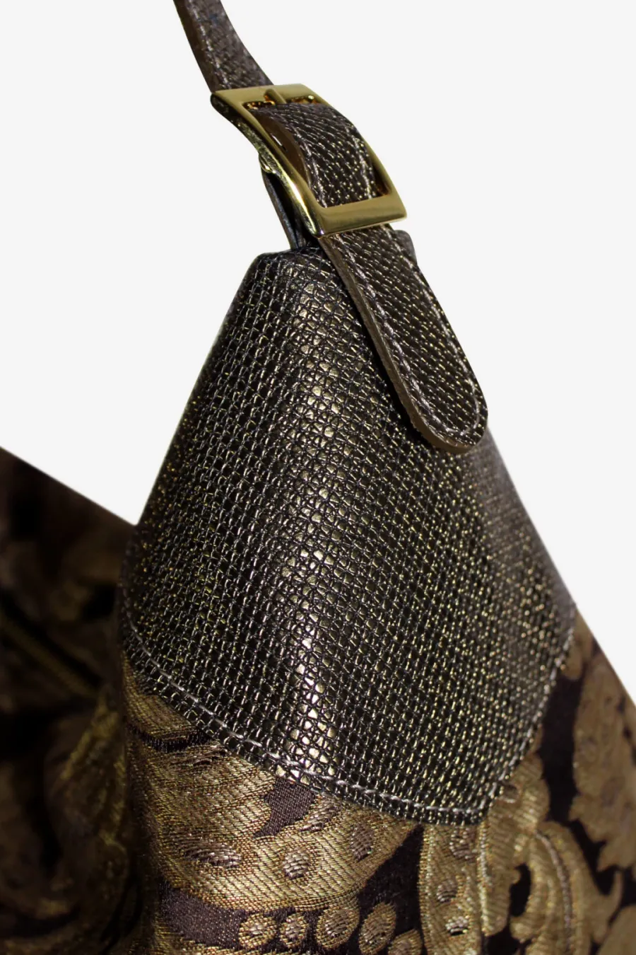 obrazek 3 Ekskluzywna torebka z ozdobnego jedwabiu - Terrida