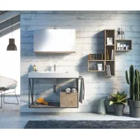 Zdjęcie Stylowy zestaw mebli do małych łazienek - Proteo Arredo Bagno