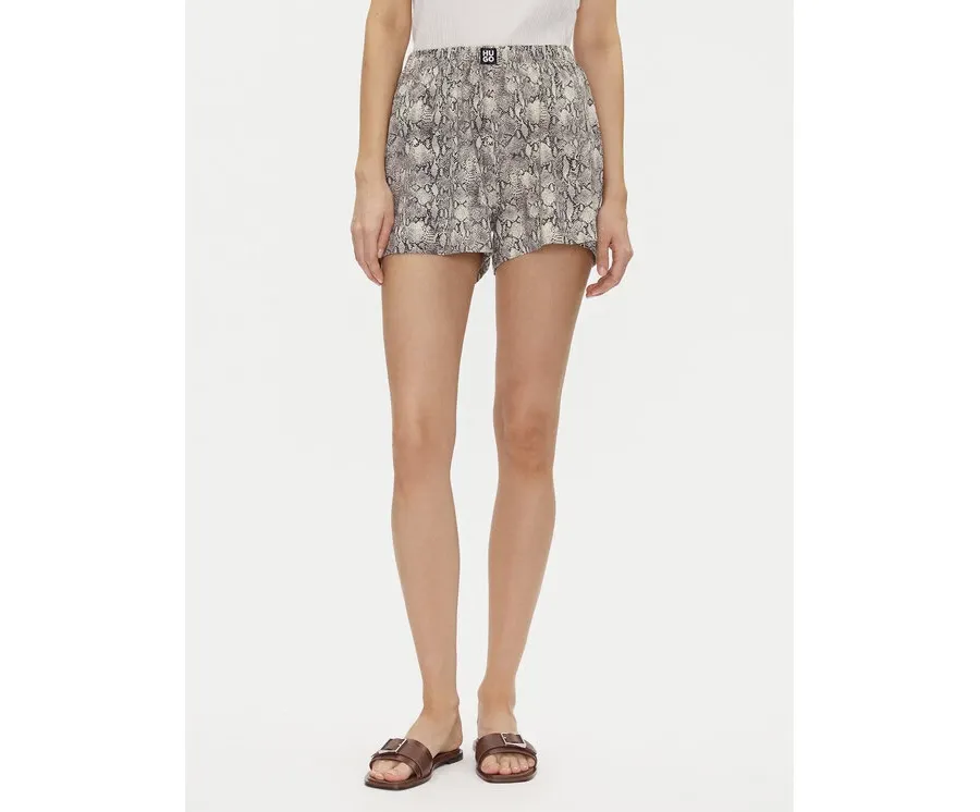 obrazek 1 HUGO Szorty piżamowe Nika_Shorts 50540027 Brązowy Relaxed Fit
