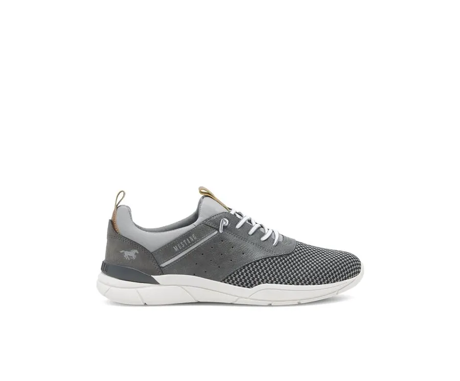 obrazek 1 Mustang Sneakersy 4138-313 Szary