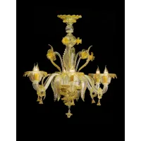 Picture A wonderful Italian chandelier made of glass