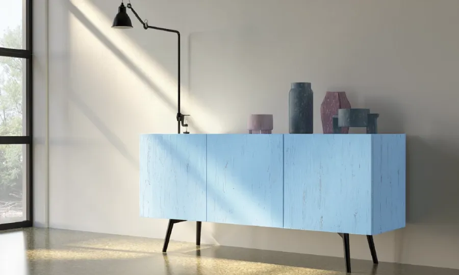 obrazek 2 Kredens LIGHT 3 drzwi push-pull w nowoczesnym stylu - Fratelli Mirandola