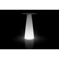 Zdjęcie Nowoczesny elegancki stół na taras i do wnętrz podświetlany lampą led - Plust