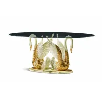 Zdjęcie Ekskluzywny stół z podstawą w kształcie łabędzi