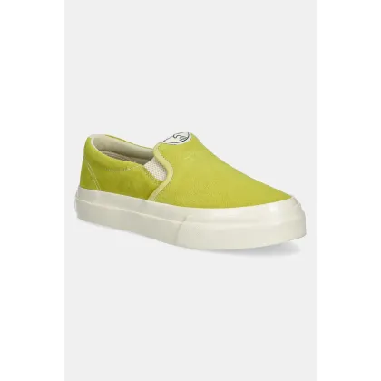 Zdjęcie Stepney Workers Club tenisówki LISTER RAW SUEDE kolor zielony YA03234