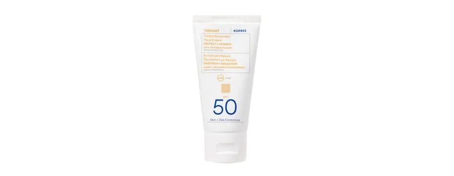 obrazek 1 KORRES YOGHURT Getönte Sonnencreme für das Gesicht SPF50 Krem do opalania 50 ml