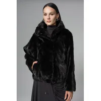 Picture Women's fur jacket made of mink fur