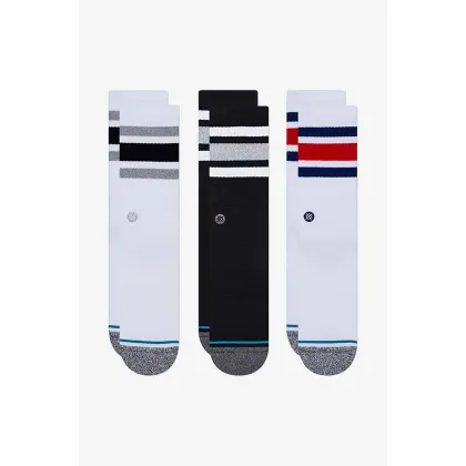 Zdjęcie Stance skarpetki The Boyd 3-pack kolor biały A556A21TB3-MUL