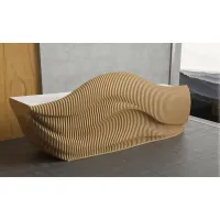 Picture Exclusive reception counter made of plywood