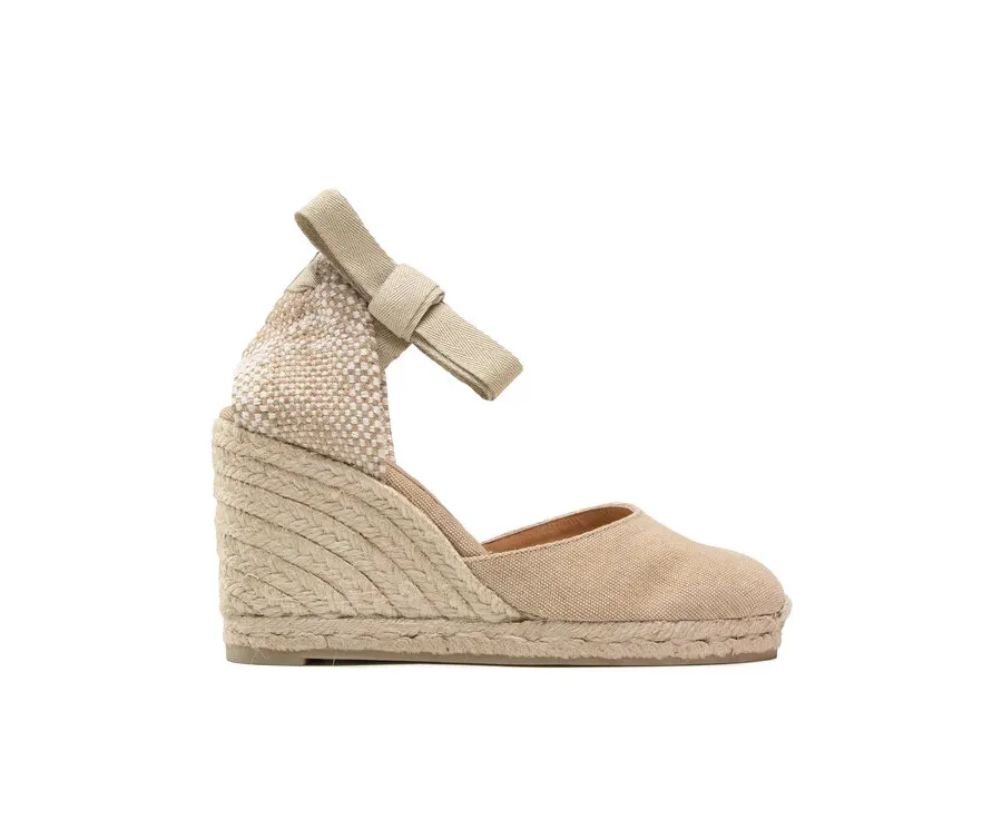 obrazek 1 Castañer Espadryle Carina/8/002 021642-2017 Beżowy