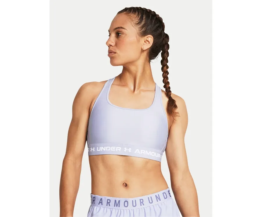 obrazek 1 Under Armour Biustonosz sportowy Crossback Mid Bra 1361034-539 Niebieski Compression Fit