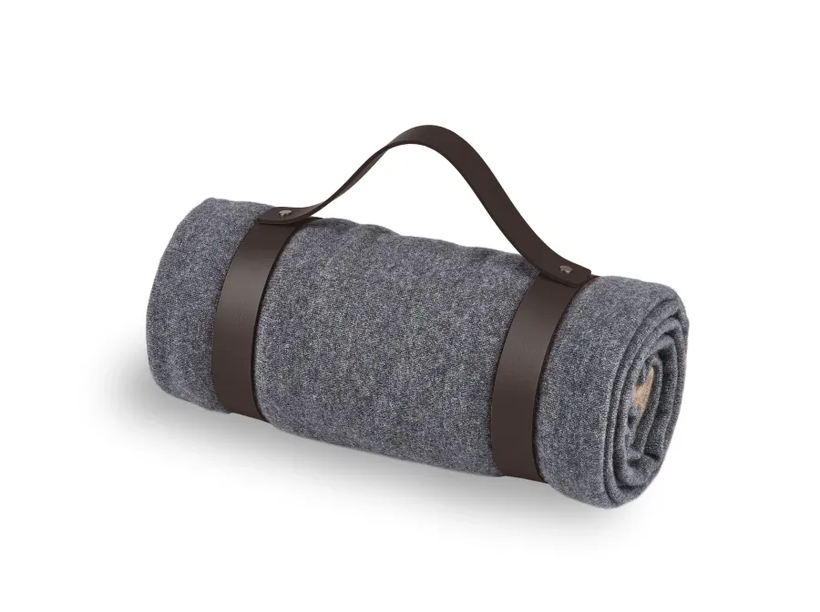 obrazek 1 Elegancki skórzany pas do koca w kolorze czekoladowym