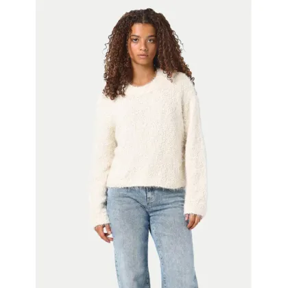 Zdjęcie Noisy May Sweter Sassy 27029424 Beżowy Relaxed Fit