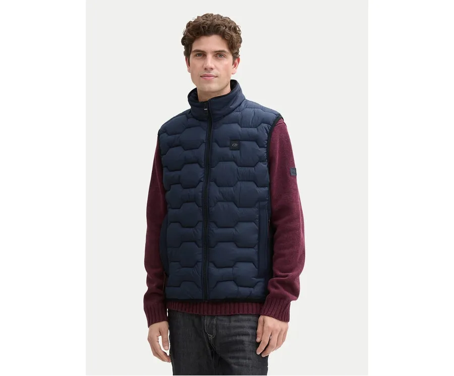 obrazek 1 Tom Tailor Kamizelka 1044088 Granatowy Regular Fit