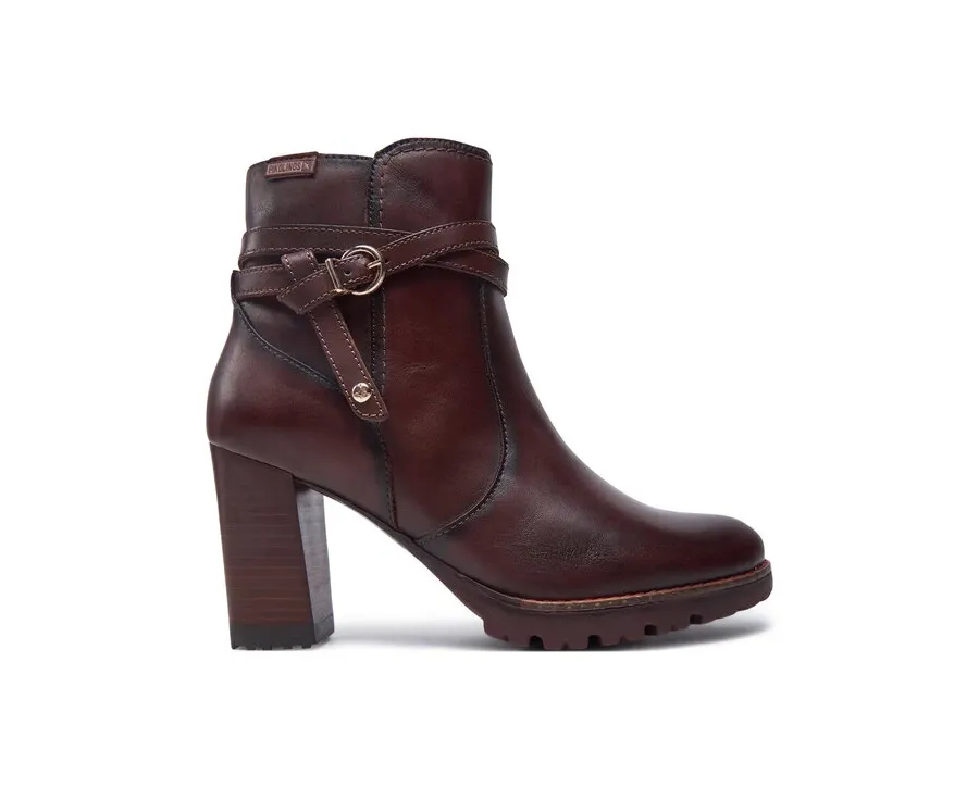 obrazek 1 Pikolinos Botki W7M-8806 Bordowy