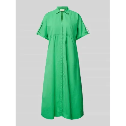 Zdjęcie Sukienka midi z dekoltem w serek