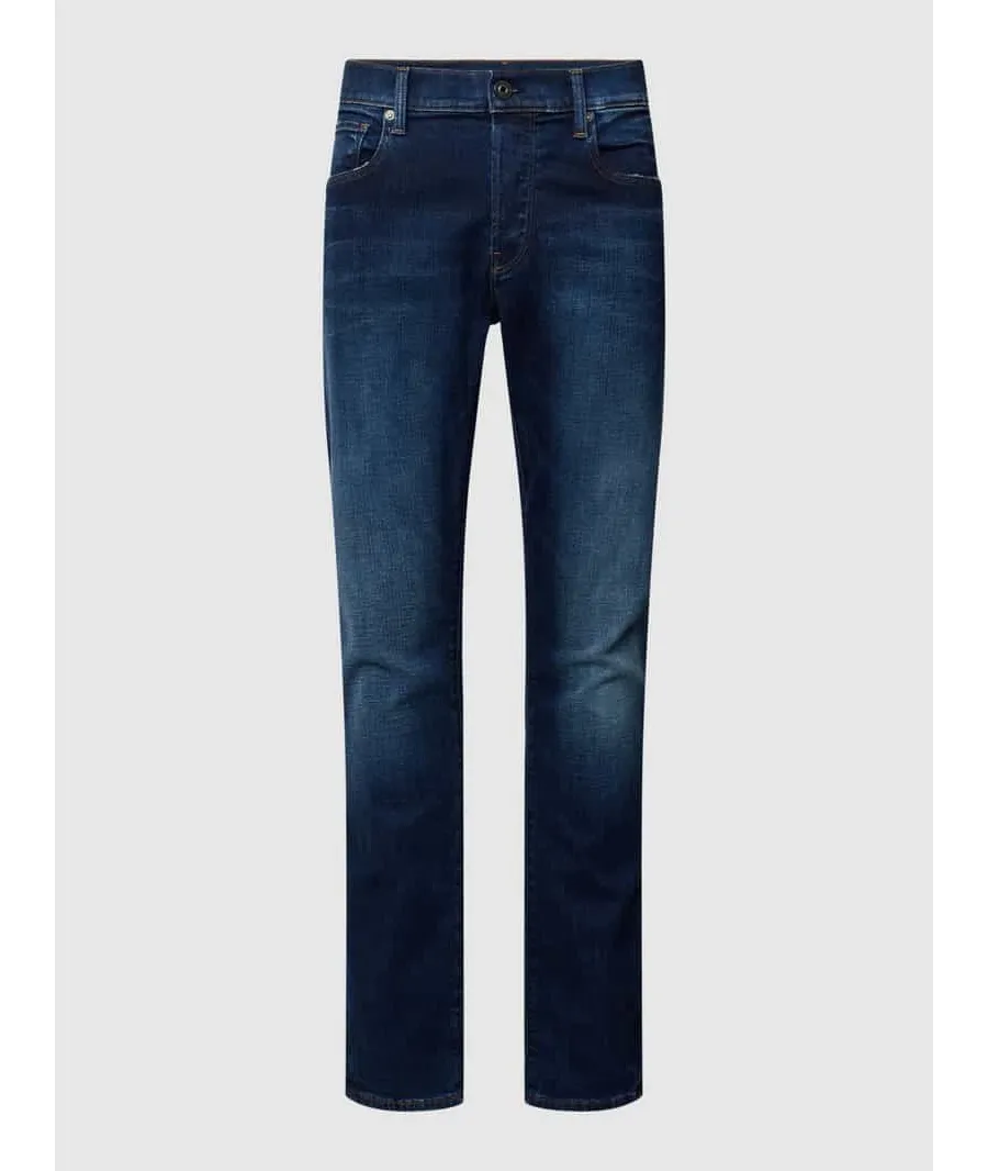 obrazek 1 Jeansy o kroju slim fit z dodatkiem streczu model ‘3301’