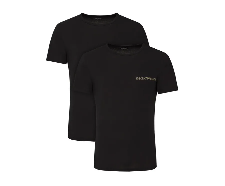 obrazek 1 Emporio Armani Underwear Komplet 2 t-shirtów EM000391 AF10779 MC005 Czarny Regular Fit