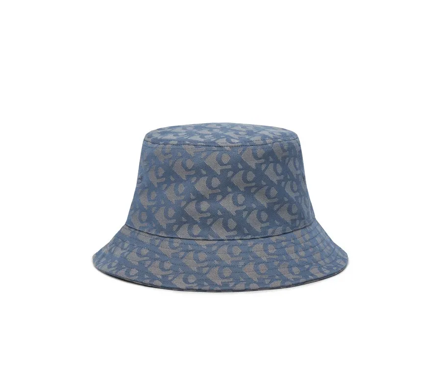 obrazek 1 Calvin Klein Kapelusz Logo Jacquard Bucket Hat LV04K5059G Niebieski
