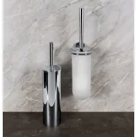Picture A beautiful container and toilet brush in a hanging or standing version