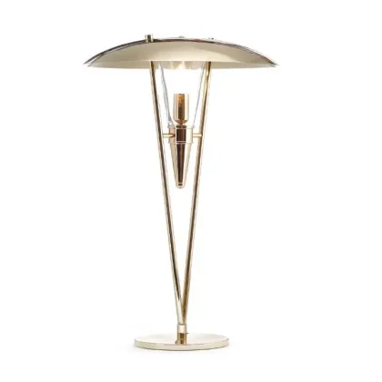 Picture Stylish Italian desk lamp made of glass - Il Paralume Marina