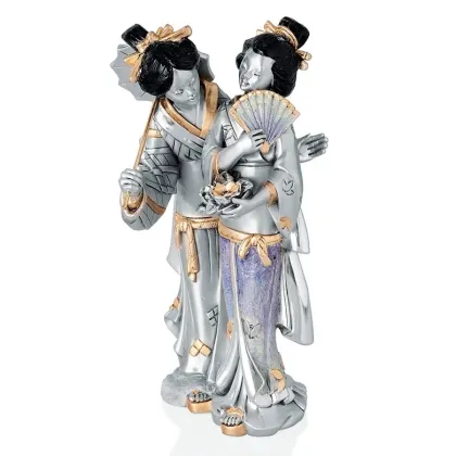 Zdjęcie Figura ozdobna przedstawiająca dwie japońskie kobiety