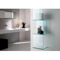 Zdjęcie Szklany regał ścienny do ekskluzywnych wnętrz - Tonelli Design