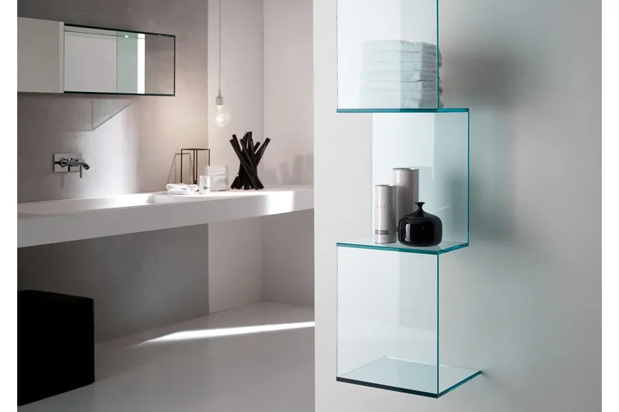obrazek 1 Szklany regał ścienny do ekskluzywnych wnętrz - Tonelli Design