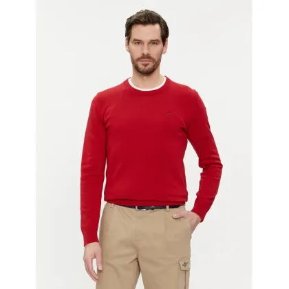 Zdjęcie Aeronautica Militare Sweter 241MA1488L506 Czerwony Slim Fit