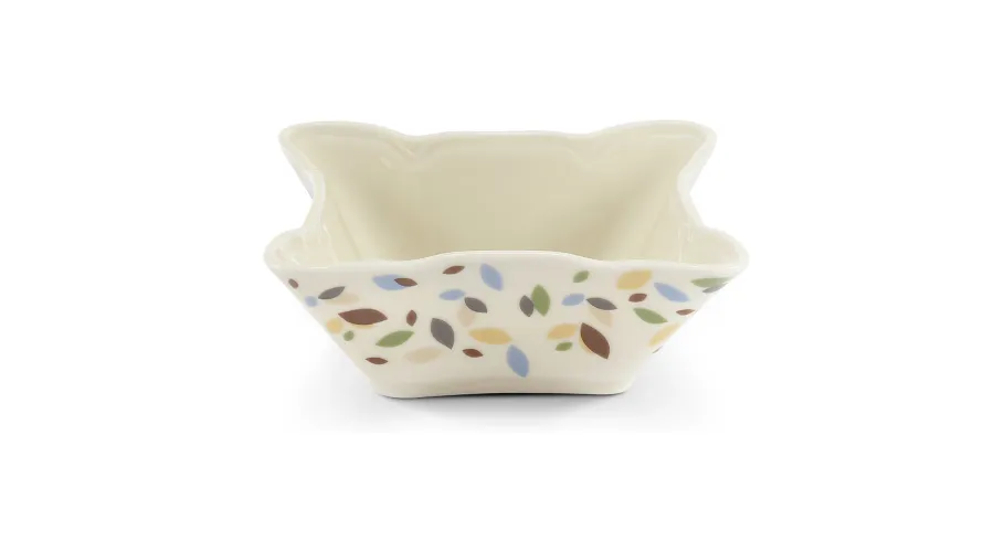 obrazek 1 Porcelanowa nowoczesna miska o oryginalnym kształcie z kolekcji NatureLine – wariant 2 - Leander