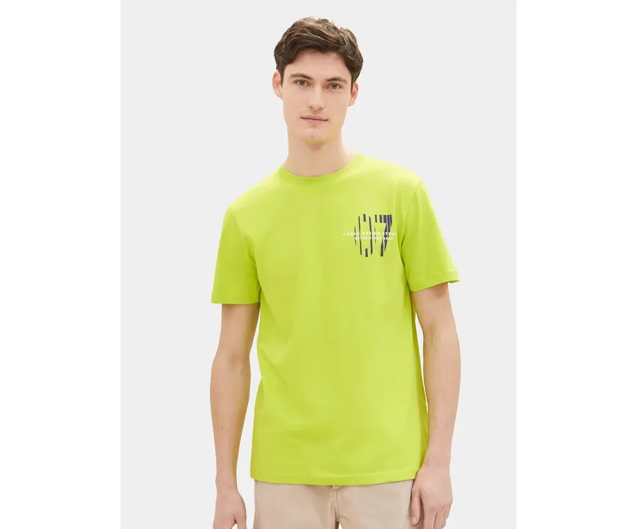 obrazek 1 Tom Tailor Denim T-Shirt 1040838 Zielony Regular Fit