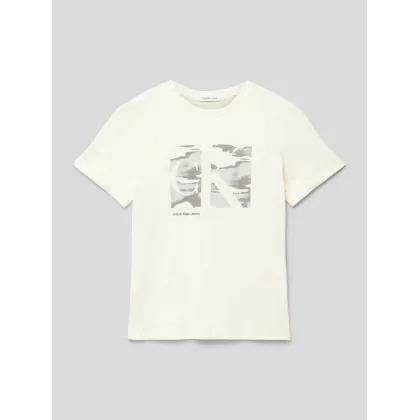 Zdjęcie T-shirt z nadrukiem z motywem i logo model ‘SERENITY MONOGRAM’